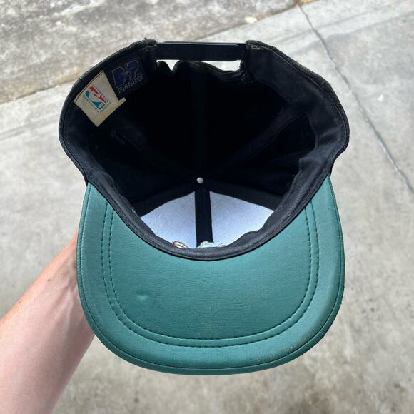 VINTAGE SEATTLE SUPERSONICS HAT SNAPBACK DREW PEARSON LEATHER - Picture 4 of 6